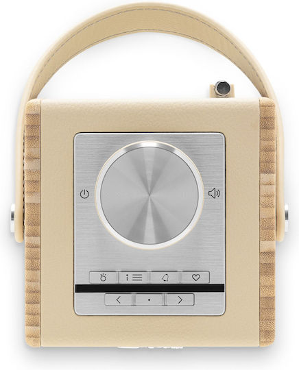 Roberts Rambler Midi Portable Radio Rechargeable DAB+ with Bluetooth Pastel Cream