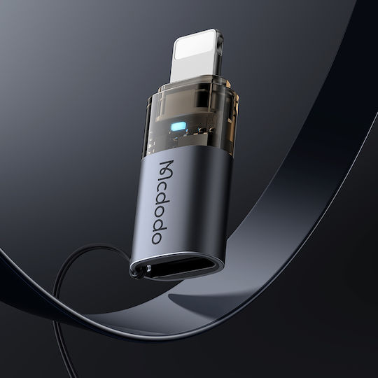 Mcdodo Μετατροπέας USB-C female σε Lightning male Μπλε 1τμχ OT-7630