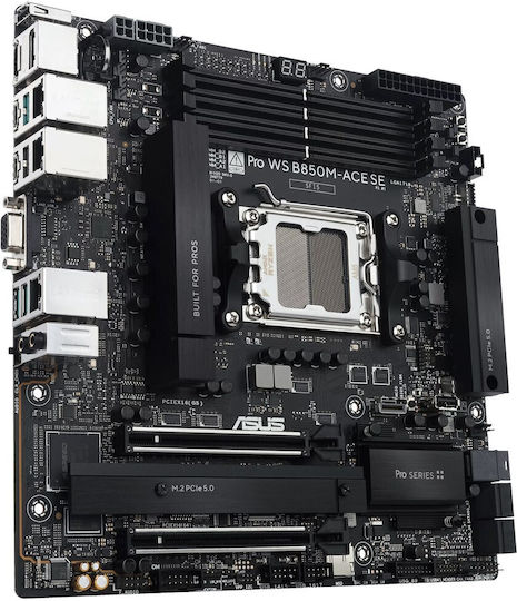 Asus Pro Ws B850M-Ace Se Motherboard ATX with AMD AM5 Socket