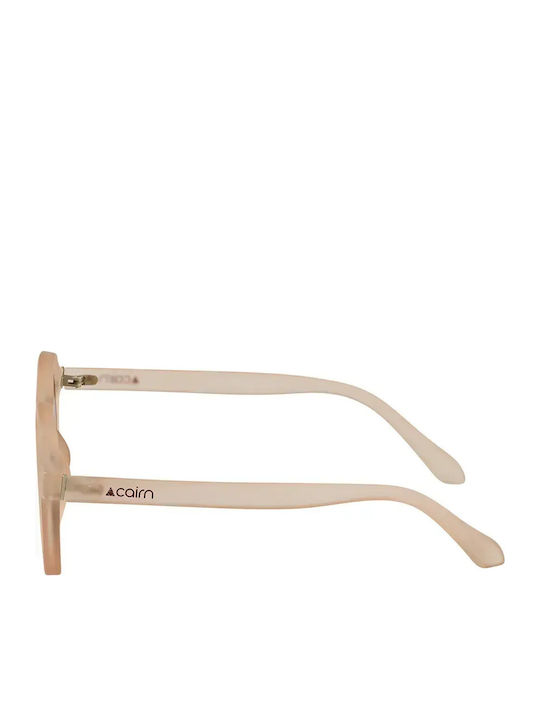 Cairn Unisex Ochelari de soare cu Bej Cadru și Maro Lentilă LWHEXA-15
