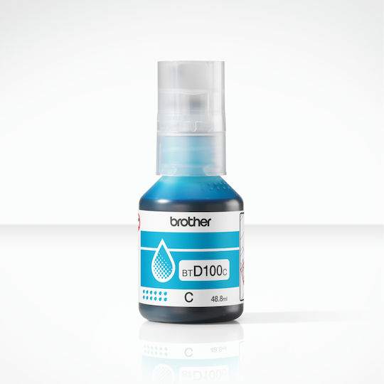 Brother BTD100C Original InkJet Printer Ink Cyan (BT-D100C)