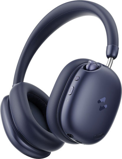 Havit Space S1 Ασύρματα Bluetooth Over Ear Ακουστικά με 100 ώρες Λειτουργίας Μπλε