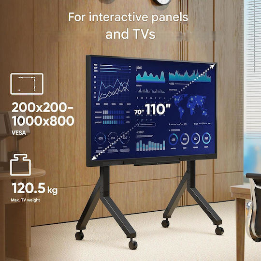 Onkron TV Mount Floor up to 90" and 90kg Black