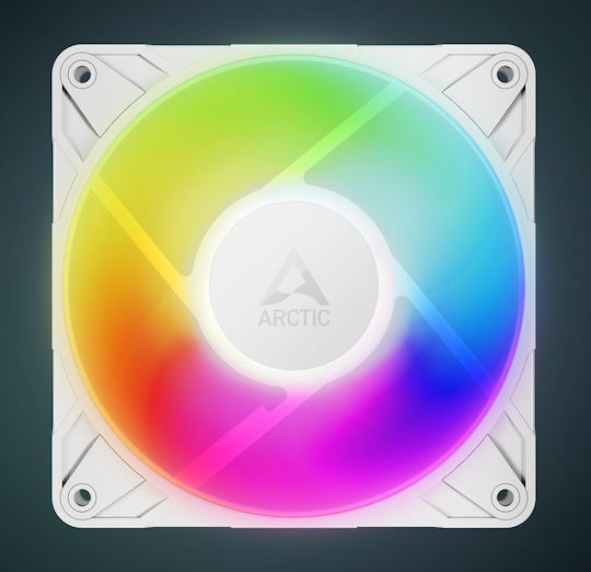 Arctic P14 Pro Case Fan 140mm 2500rpm with ARGB Lighting and 4-Pin PWM Connection 3pcs White