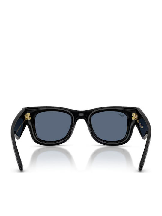 Ray Ban Wayfarer Unisex Sunglasses with Black Metallic Frame and Black Lens RB4940BP 686580