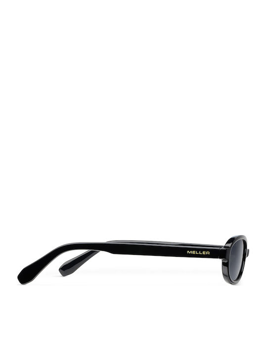 Meller Osei Women's Sunglasses with Black Horn-Rimmed Frame and Black Lens OS-TUTCAR