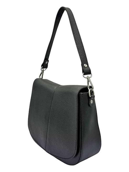 Leather Women's Bag Shoulder Black