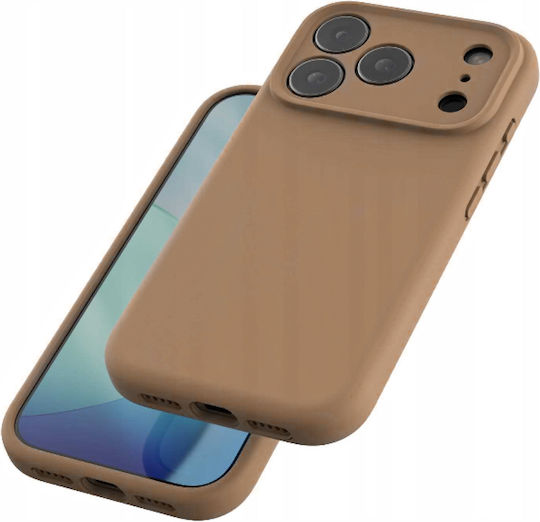 Spacecase Silicone Задна корица Силикон Кафяв (iPhone 17 Pro Max)