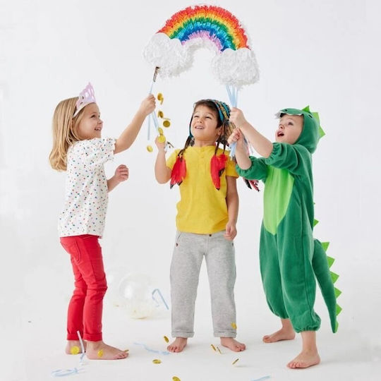 Pinata Petrecere Curcubeu Flippy Din Hârtie Carton Petrecere Pinata 45 X 28 X 9 Cm Multicoloră
