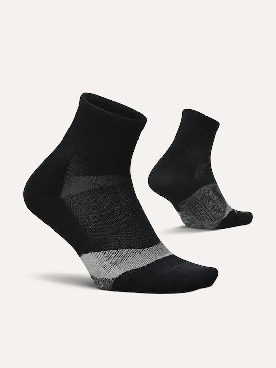 Feetures Elite Light Cushion Running Sports Socks Black