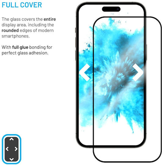Fixed 2.5D Displayschutzfolie Schwarz (Galaxy A17)