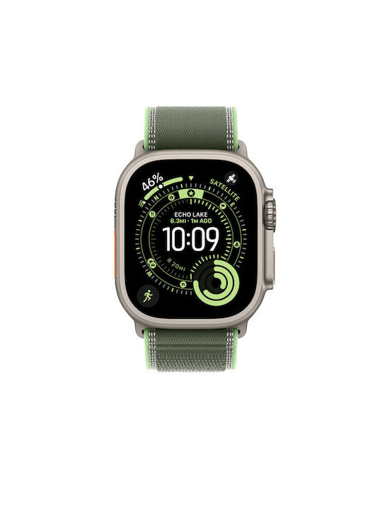 Apple Curea Tesatura Verde (Apple Watch Ultra 49mm)
