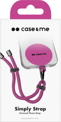Sbs Case Me Neck Strap Lanyard Patch Smartphones Pink
