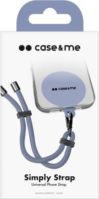 Sbs Case Me Neck Strap Lanyard Patch Smartphones Blue