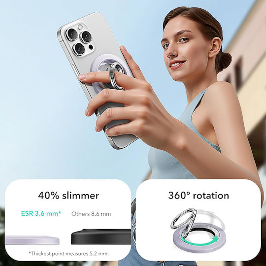 ESR Halolock Βάση Γραφείου για Κινητό σε Μωβ χρώμα