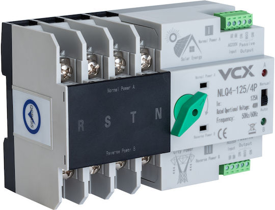 Vcx Automatic Pv 125a 4p Dual Transfer Switch Ats