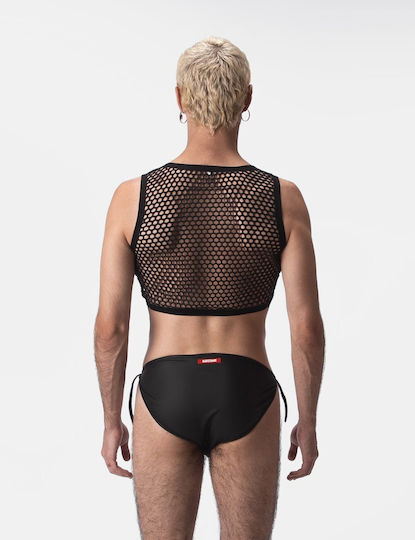 Barcode Berlin Sexy Ανδρικό Top Μαύρο