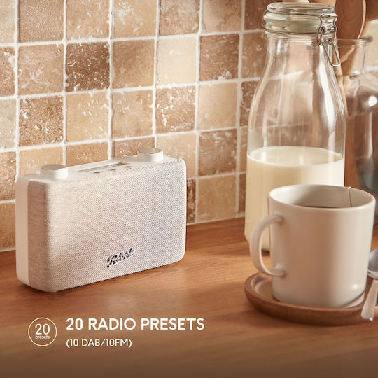 Roberts Play 11 Portable Radio Rechargeable DAB+ White
