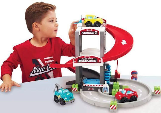 Ecoiffier Τουβλάκια Abrick Super Pack Garage And Transporter