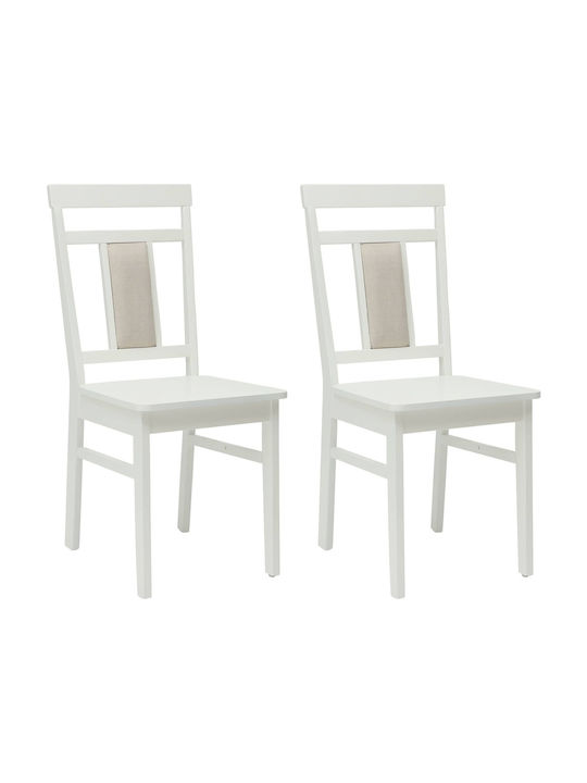 Столички Трапезария Бял 2бр 36x44.5x91.5бр