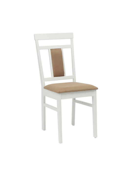 Столички Трапезария Λευκό Και Καφέ 2бр 36x44.5x91.5бр