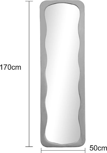 Pakketo Lezour Огледало с Розова Дървена Рамка 170x50см