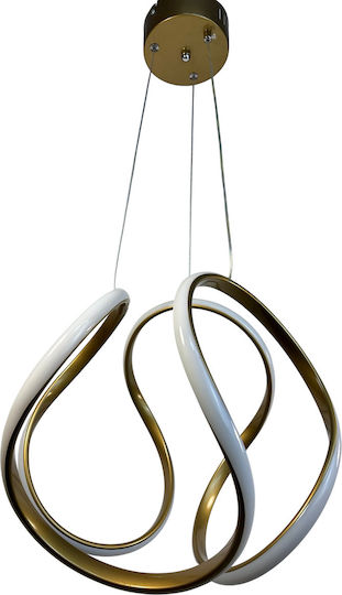 Epiplo-Fos Pendant Light Gold 30x30x80cm