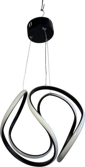 Epiplo-Fos Pendant Light Black 30x30x80cm