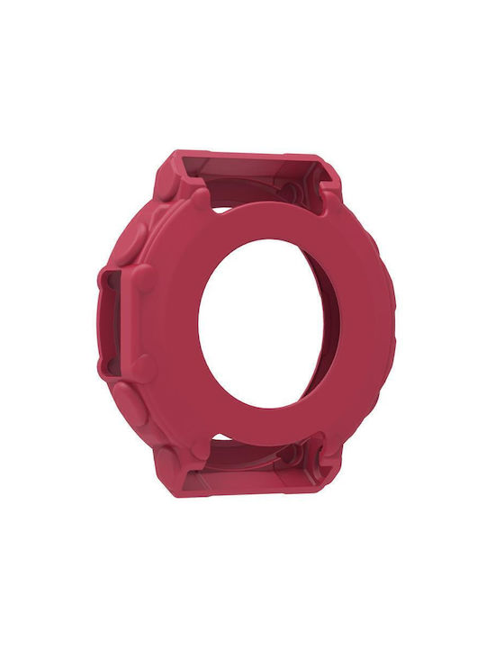 Θήκη Σιλικόνης σε Κόκκινο χρώμα για Amazfit T-Rex 2 Θήκη Σιλικόνης σε Κόκκινο χρώμα για Amazfit T-Rex 2