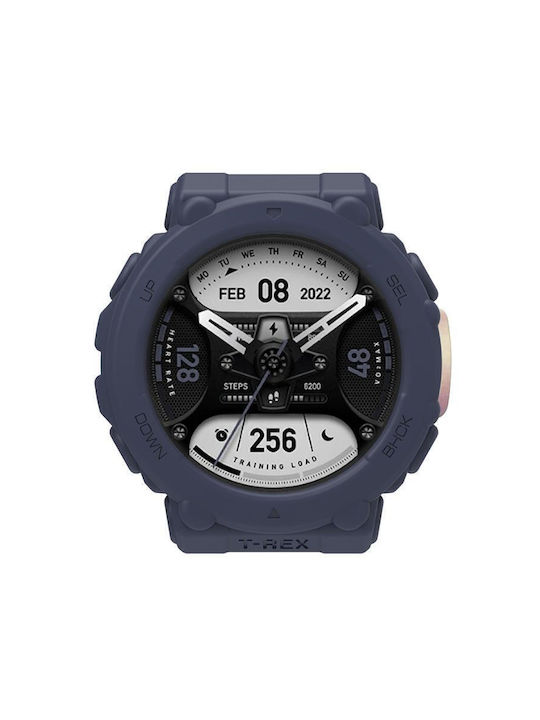 Θήκη Σιλικόνης σε Μπλε χρώμα για Amazfit T-Rex 2