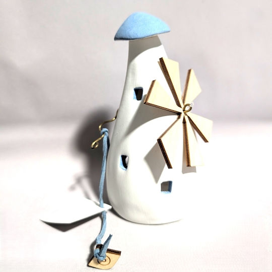 G2026/328 Handmade Ceramic Tabletop Decor Windmill Grekas Home