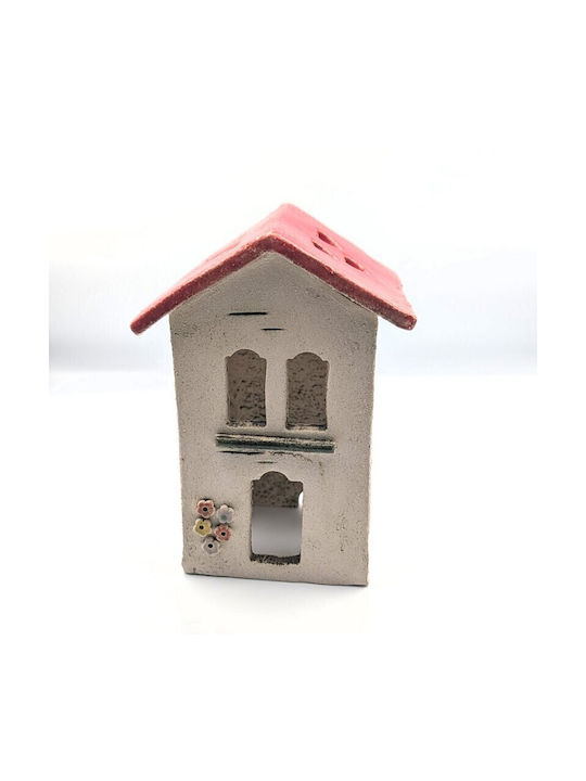 G2026/400 Handmade Ceramic Tabletop Decorative Little House Grekas Home