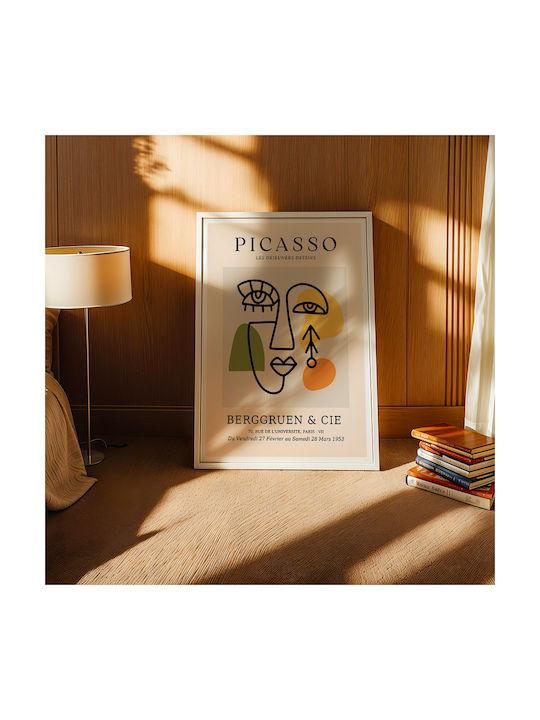 Poster Pablo Picasso Les Dejeurenes Dessins Art244 21cm X 30cm Premium Black Wooden Frame
