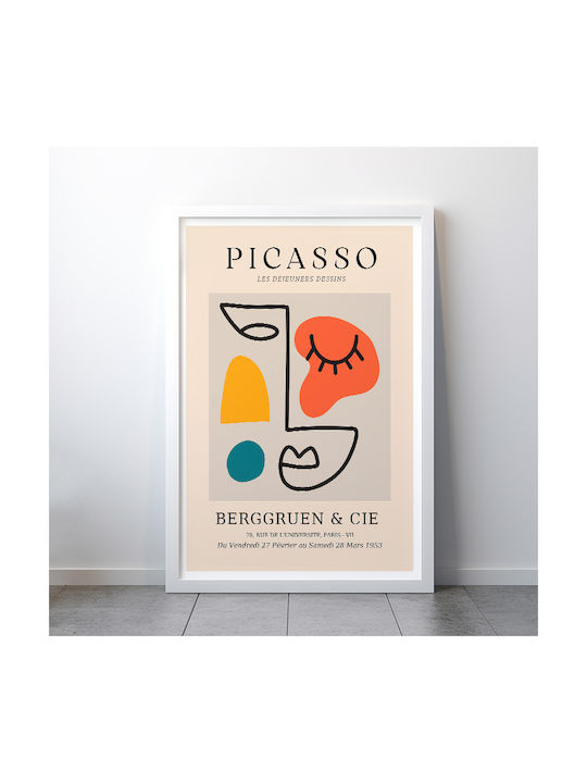 Poster Pablo Picasso Les Dejeurenes Dessins Art243 60cm X 90cm Black Wooden Frame