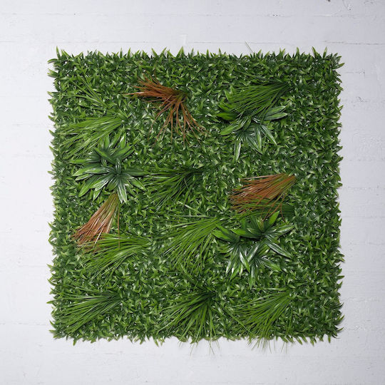 Supergreens Panou artificial de frunziș Capete de Dracaena Grass 1x1m Artificial