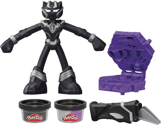 Hasbro Play-Doh Set De Aluat De Modelare Plasticină Black Panther Marvel Pentru 3+ Ani