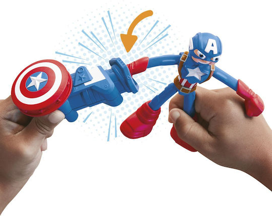 Hasbro Play-Doh Set Aluat De Modelare Plasticină Captain America Marvel Pentru 3+ Ani
