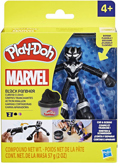 Hasbro Play-Doh Set De Aluat De Modelare Plasticină Black Panther Marvel Pentru 3+ Ani
