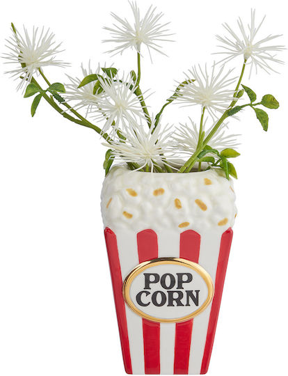 Butlers Βάζο Popcorn Κόκκινο Φ8xΥ13cm