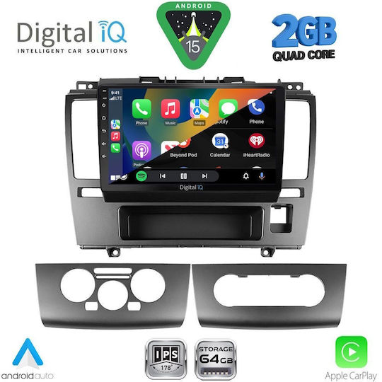 Digital IQ Ηχοσύστημα Αυτοκινήτου για Nissan Tiida 2004-2013 (Bluetooth/USB/WiFi/GPS/Apple-Carplay/Android-Auto) με Οθόνη Αφής 9"
