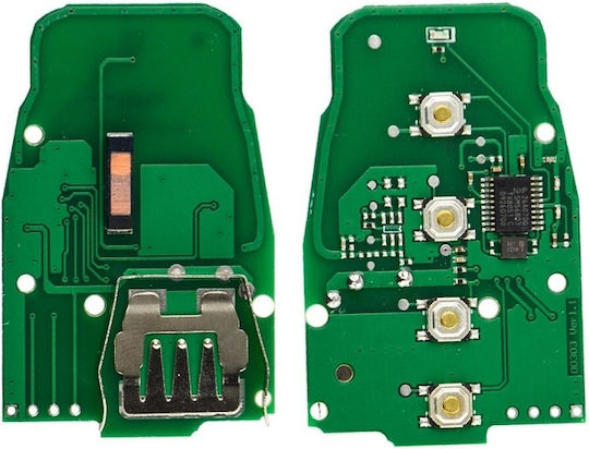 Techstar Komplett Autoschlüssel Schutzhülle Kompatibilität Audi A4l/q5 3 Tasten 8to959754c 868mhz