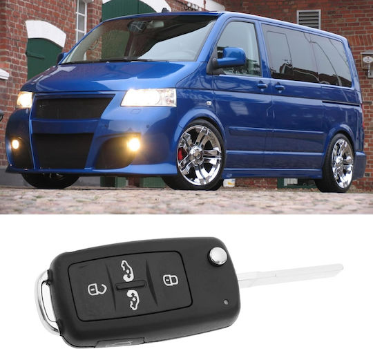 Techstar Husa Pentru Chei Auto VW Volkswagen Transporter T5 T6 Sharan Alhambra 5 Butoane