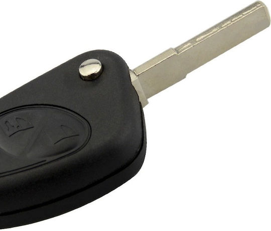 Techstar Car Key Cover Case Compatible Alfa Romeo 147 156 166 Gt 3 Buttons
