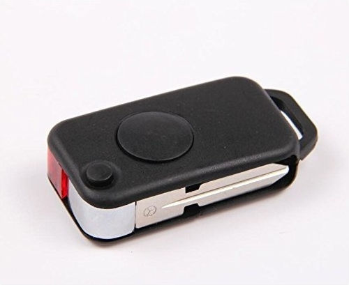 Techstar Car Key Case Compatible Mercedes C E Clk Ml Slk Cl S Class Sprinter Viano Vito 1 Button Hu39