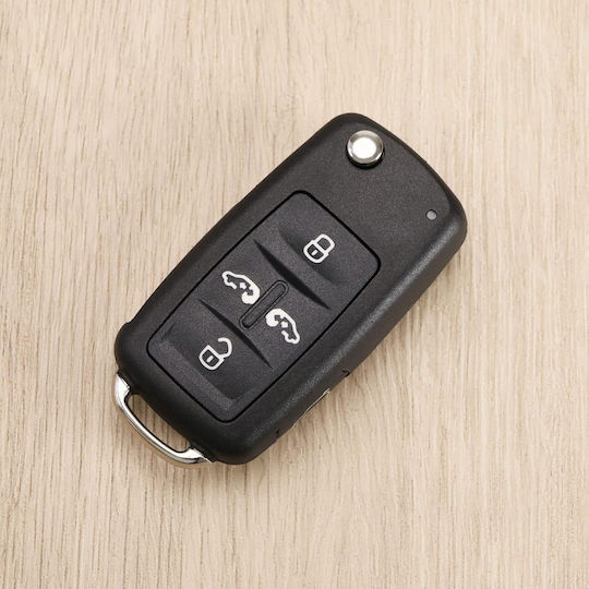Techstar Husa Pentru Chei Auto VW Volkswagen Transporter T5 T6 Sharan Alhambra 5 Butoane