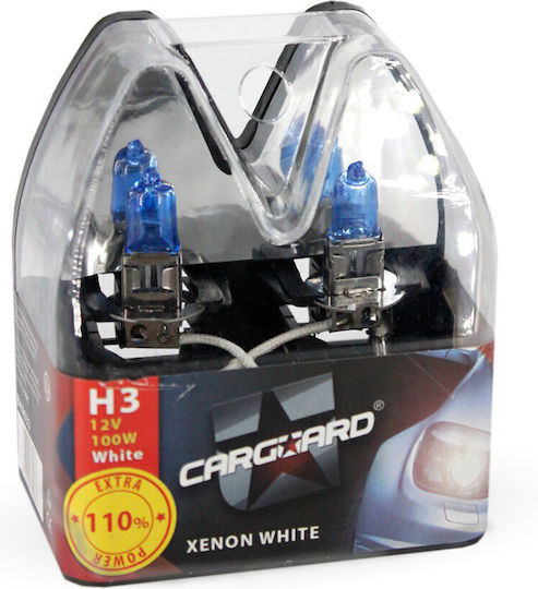 CarGuard Lămpi Autoturismului H3 Halogen Alb 12V 100W 2buc