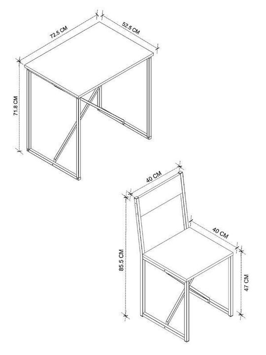 Sufragerie Maysa 3buc 52.5x72.5buc