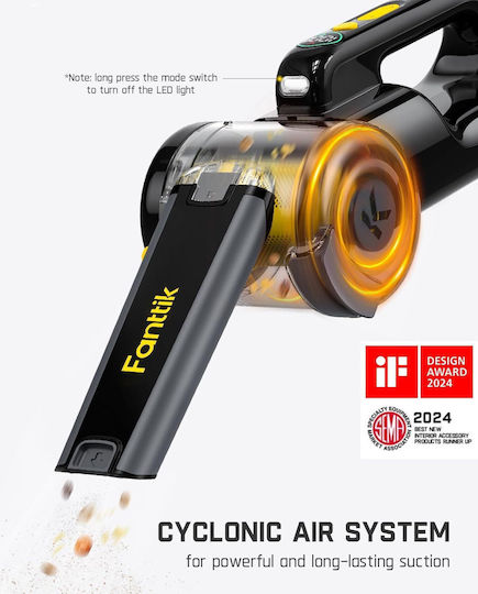 Fanttik Fold V10 Apex Pivot Car Handheld Vacuum Rechargeable 12V 130W
