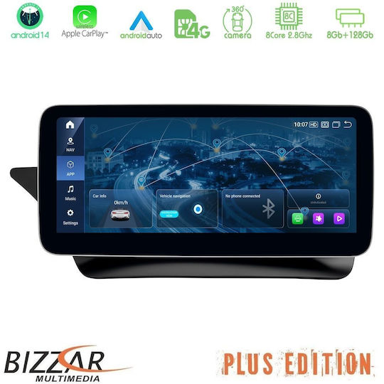 Bizzar Car Audio System for Mercedes-Benz GLK 2013 – 2015 (Bluetooth/USB/AUX/WiFi/GPS/Apple-Carplay/Android-Auto/CD) with Touch Screen 10.25"
