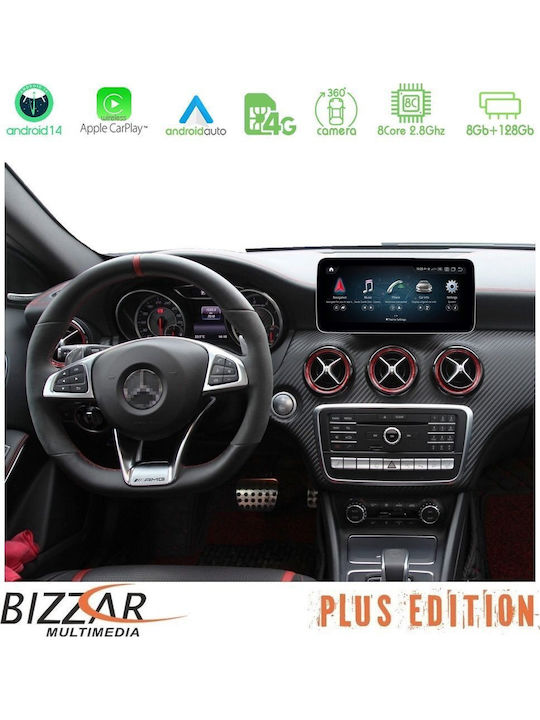 Bizzar Car Audio System for Mercedes-Benz B Class 2012-2015 (Bluetooth/USB/AUX/WiFi/GPS/Apple-Carplay/Android-Auto/CD) with Touch Screen 10.25"